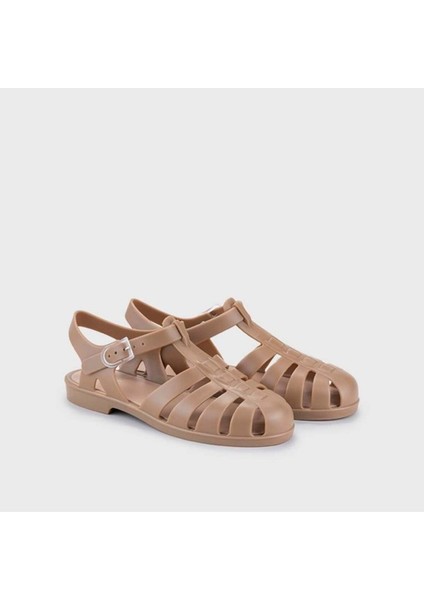 Kadin Tokali Sandalet S10259 Biarritz Mate Gül Kurusu