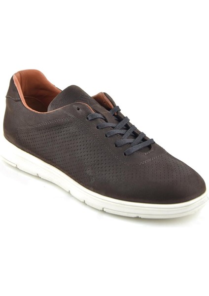2237 Kahve Spor Hakiki Deri Ayakkabı