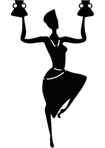 Afrikalı Kadın (Oto-Motor-Laptop-Duvar-Dekor) (Tip 4) 30 x 54 cm