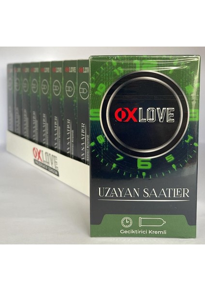 uzayan saatler kremli prezervatif 10'lu modelleri