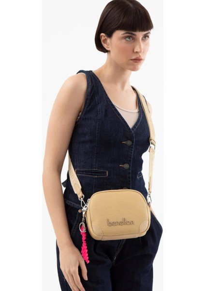 United Colors Of Benetton Kadın Çapraz Çantası BNT1529 - Sarı