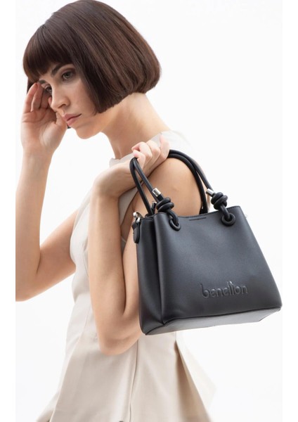 United Colors Of Benetton Kadın El ve Çapraz Çantası BNT1514 - Siyah