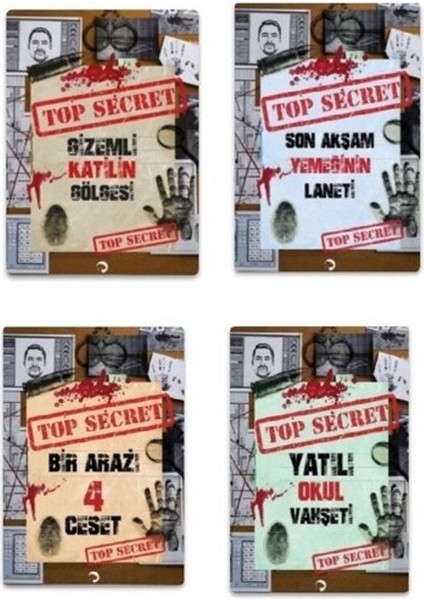 Dedektif Oyunu - Top Secret - 4 Adet Oyun Kitabı(Seri 6)