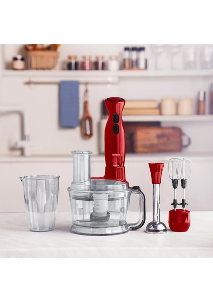 Çok Amaçlı Mutfak Robotu Blender Set 2000 W Güçlü Motor 1.5 Litre Geniş Hazne
