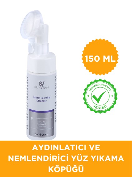 Aydınlatıcı ve Nemlendirici Yüz Yıkama Köpüğü 150 ml
