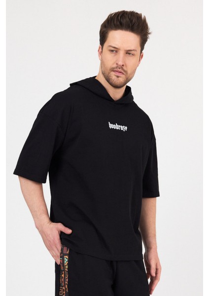 Erkek Kapüşonlu T-Shirt Oversize modelleri