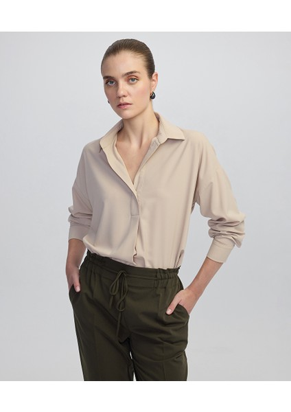 Gömlek Yaka Bluz IW6250006031023