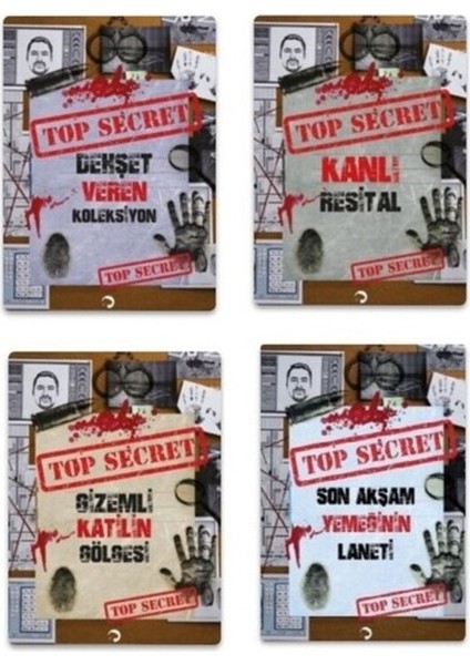 Dedektif Oyunu - Top Secret - 4 Adet Oyun Kitabı(Seri 5)