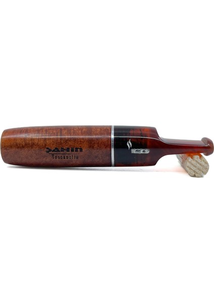 9 mm Filtreli Toscanello-Backwoods Gül Kökü (Briar) Puro Ağızlığı - 2610