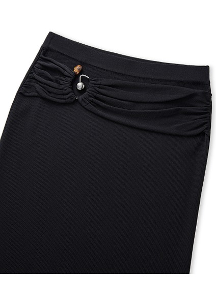 Karma Aksesuarlı Triko Etek IW6250004096001 indirimleri