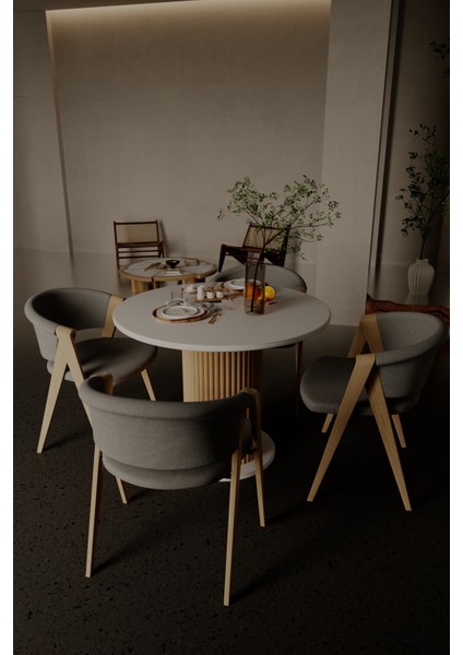 Yemek Masasımutfak Masası Dekoreatif Şık Ayaklı modelleri