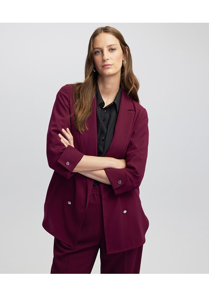 Düğmeli Astarsız Ceket IW6250005069035