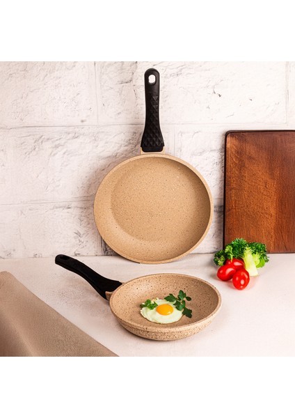 Best Chef - 2'li Döküm Tava Seti Vizon 20-24 cm fiyatları