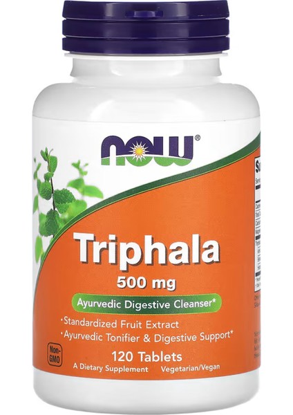 Triphala, 500 Mg, 120 Tablets