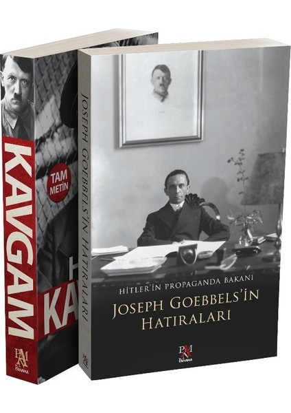 Nazi Almanyası Seti (2 Kitap) - Adolf Hitler - Joseph Goebbels