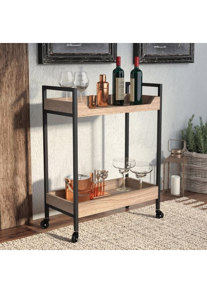 Nova Tekerlekli Servis Sehpası