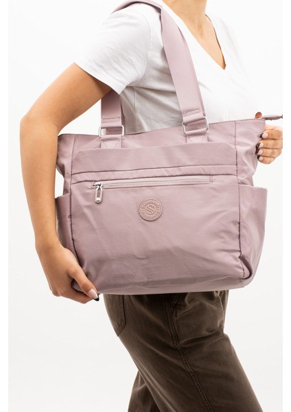 Kadın Çok Gözlü Suya Dayanıklı Klinkır Kumaş Çapraz Askılı El ve Omuz Çantası PBS4003 modelleri