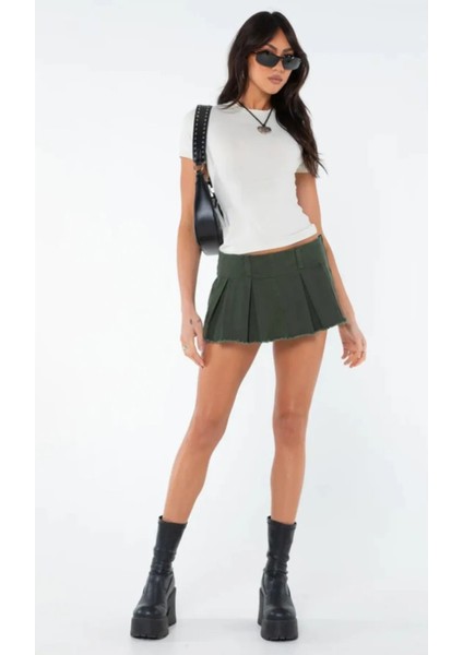 Bisiklet Yaka Basic Kısa Kollu Esnek Body