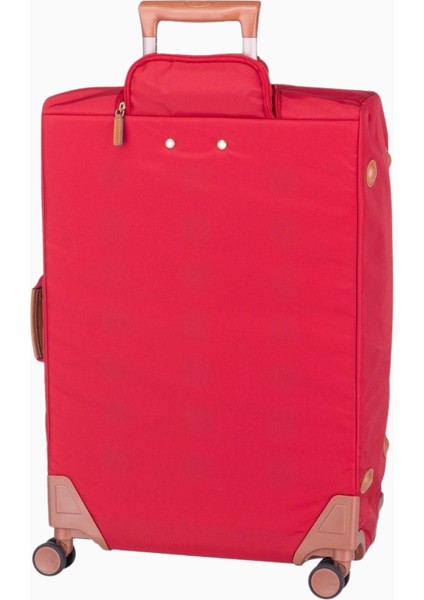 Brıc's X-Travel 71 cm Parlak Geri Dönüştürülmüş Naylon ve Deri Detaylı Lüks Seyahat Valizi fiyatları