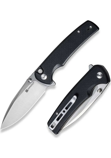 Sachse Flipper & Button Lock & Thumb Stud Knife G10 Black Handle Çakı fiyatları