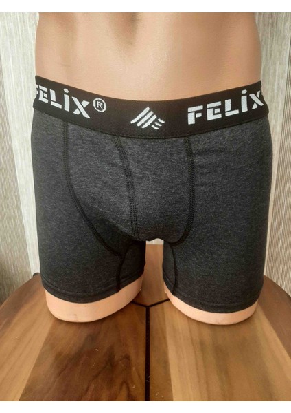 Antrasit Rengi %100 Pamuk Rahat Kullanışlı Erkek Boxer modelleri