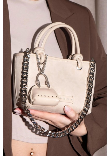 Kadın El ve Çapraz Çanta SLY195 - Bej fiyatları