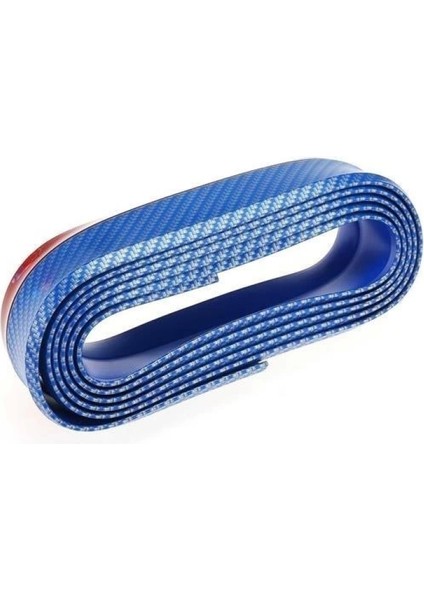 Mavi 2,5 Metre Araba Oto Ön Tampon Koruyucu Kauçuk Pratik Tampon Şerit Bant Döşeme Kiti modelleri