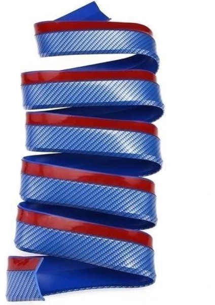 Mavi 2,5 Metre Araba Oto Ön Tampon Koruyucu Kauçuk Pratik Tampon Şerit Bant Döşeme Kiti fırsatları