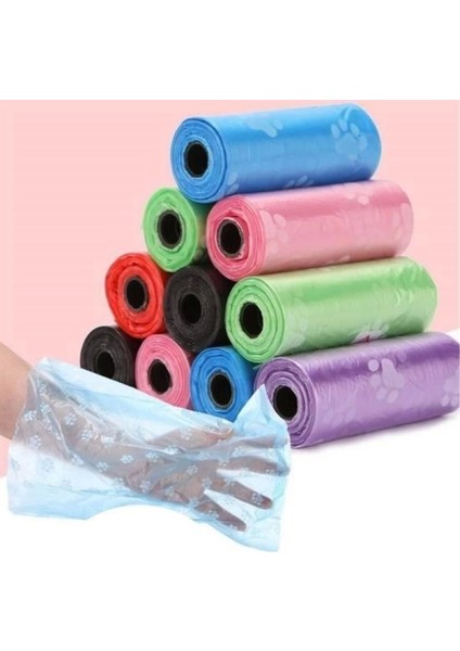 4lü Evcil Hayvanlar Için Pati Desenli Kedi Köpek Kaka Poşeti Torbası fiyatları