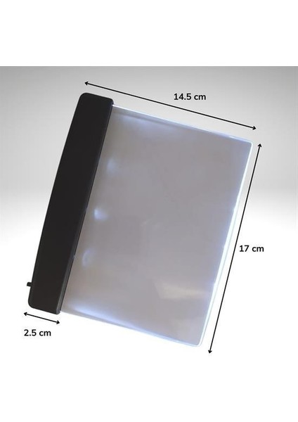 Kitap Arası Okuma Işığı LED Panel Kitap Okuma Lambası