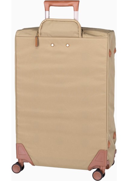 Brıc's X-Travel 71 cm Parlak Geri Dönüştürülmüş Naylon ve Deri Detaylı Lüks Seyahat Valizi fiyatları