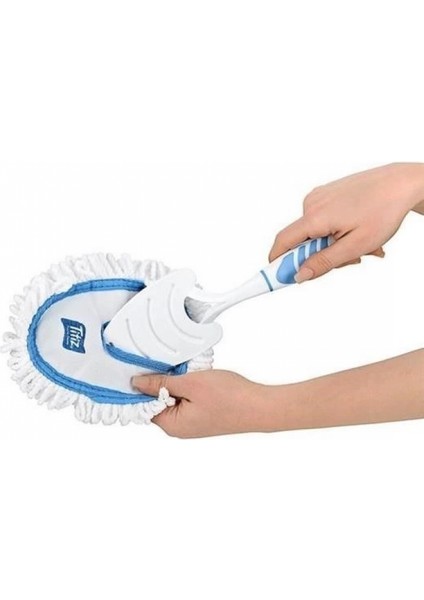 Mikrofiber Duster Toz Leke Kir Alıcı Temizleyici Tutacaklı Temizlik Bezi Aparatı Malzemesi fırsatları