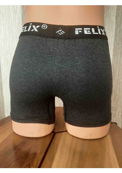 Antrasit Rengi %100 Pamuk Rahat Kullanışlı Erkek Boxer modelleri