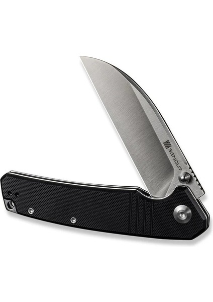 Awassi Flipper & Thumb Stud Knife Black G10 Handle Çakı fırsatları