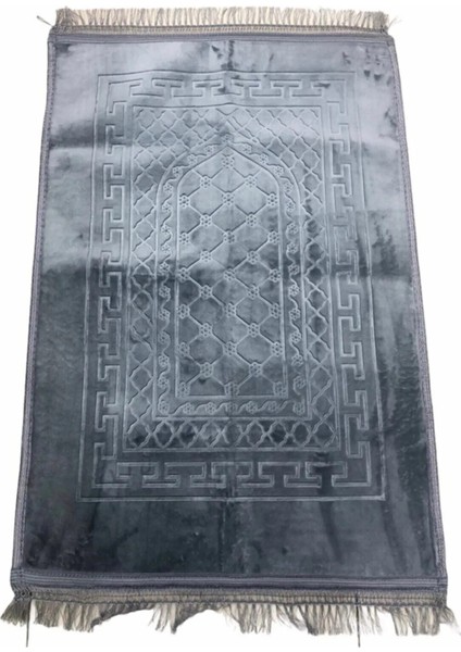 Lüks Kalın Yumuşak Peluş Seccade Kaydırmaz Taban Çeyizlik Hediye