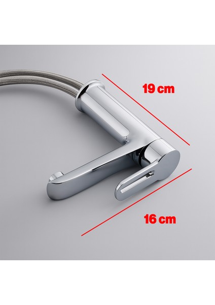 Premium Tek Kollu Aç Kapa Krom Lavabo Bataryası Duvar Tipi Armatür Modern Tasarım Sıcak Soğuk Ayarlı modelleri