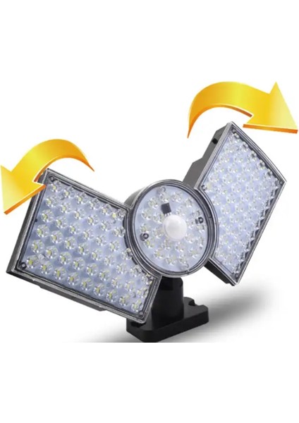 112 LED Güneş Enerjili 3 Mod Kumandalı 4.5 Metre Kablolu Kaliteli Sensörlü Solar Sokak Lambası Aplik modelleri