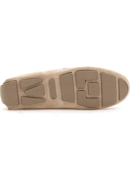 Erkek Bej %100 Deri Loafer Ayakkabı 50308457-VR011