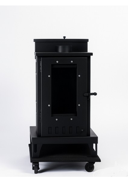 Kuru Tip Peletli 3 Camlı Şömine Soba fiyatları