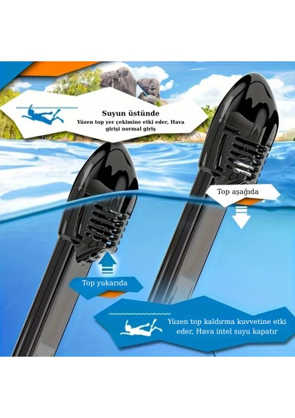 L/xl Beden Şnorkel Dalış Maskesi Full Face Tam Deniz Altı Keşif Maskesi indirimleri