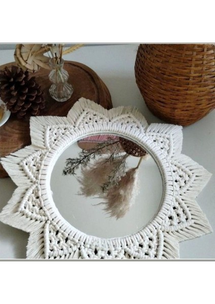 handmade Bohem Makrome Ayna fırsatları
