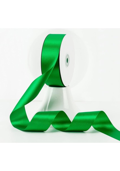 Yeşil Saten Kurdele 2 cm 10 Metre