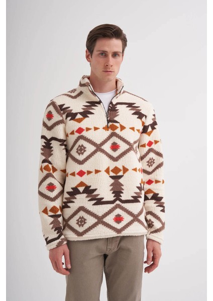 Ekru Erkek Sweatshirt 52440 modelleri