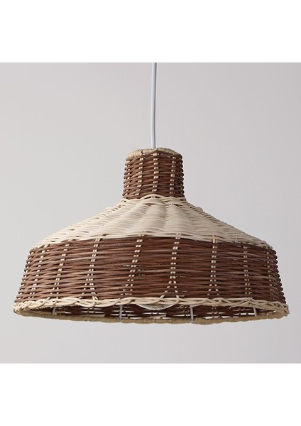 Mylamp Merve Krem & Kahverengi 34X 22 cm Rattan Sarkıt Lamba fiyatları