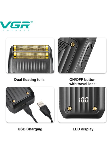 V-363 Sakal Düzeltici Şarj Edilebilir Erkekler Için Tıraş Makinesi fiyatları