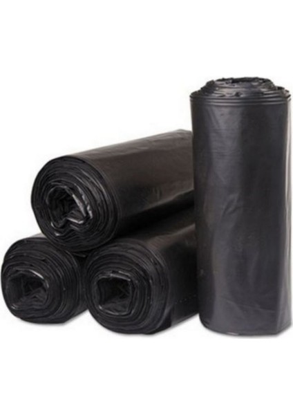 Kalın Çöp Torbası 300 gr x 3 Rulo Siyah Çöp Poşeti 80X110 cm Jumbo Büzgülü Çöp Torbası fırsatları