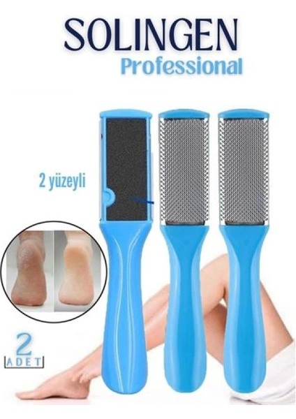 Topuk Rendesi ve Törpü 2 li Set Solingen Professional