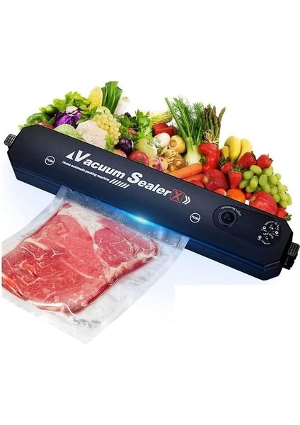 Profesyonel Vakum Makinesi Gıda Vakum ve Mühürleme Makinesi 10 Adet Vakum Torbası