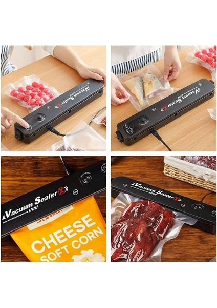Profesyonel Vakum Makinesi Gıda Vakum ve Mühürleme Makinesi 10 Adet Vakum Torbası fiyatları