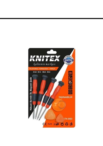 Mıknatıslı Telefoncu Saatçi Tornavida Seti Telefoncu Tornavida Seti